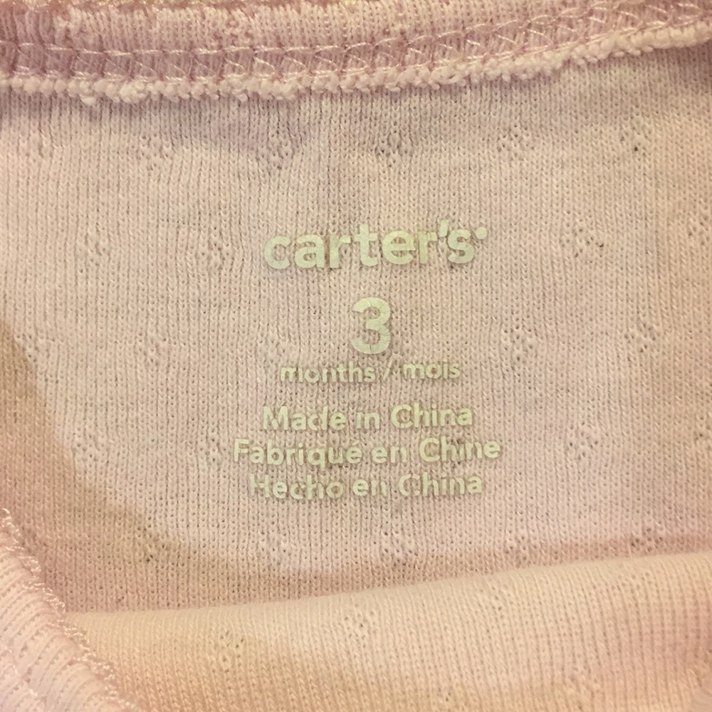 Carter’s Pink Onsie - Picture 3 of 3
